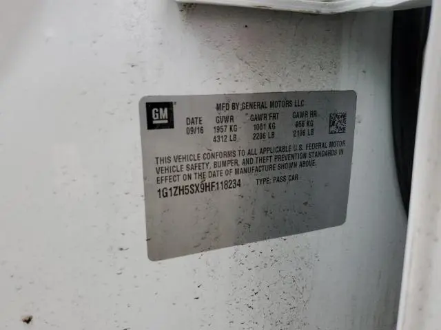 2017 CHEVROLET MALIBU PREMIER  