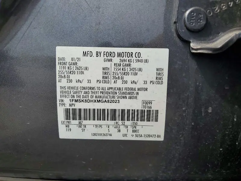 2021 FORD EXPLORER XLT  