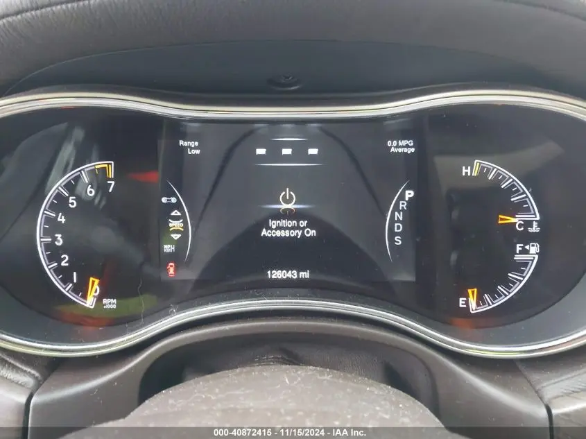 2015 JEEP GRAND CHEROKEE OVERLAND