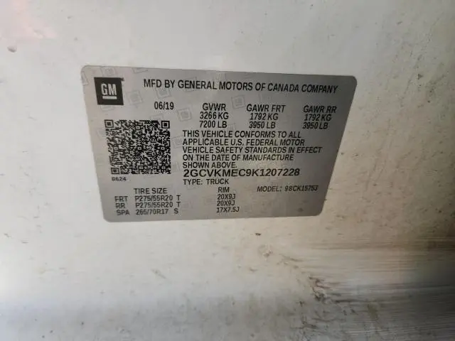 2019 CHEVROLET SILVERADO LD K1500 CUSTOM  