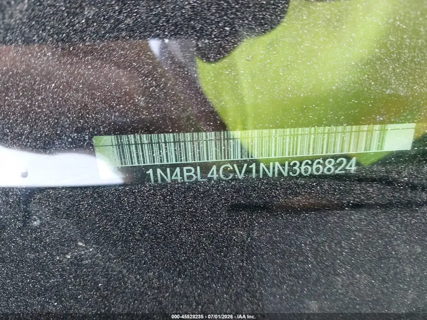 2022 NISSAN ALTIMA SR FWD