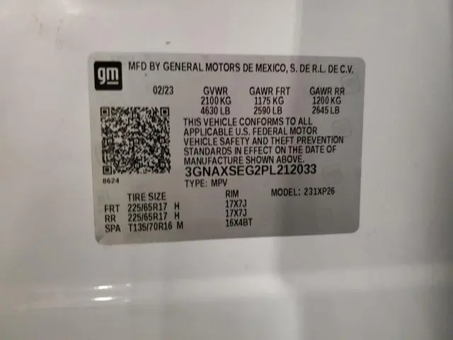 2023 CHEVROLET EQUINOX LS  