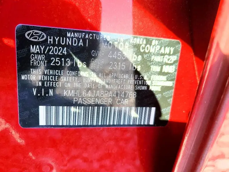 2024 HYUNDAI SONATA SEL  