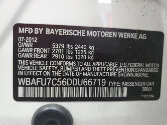 2013 BMW 535 XI  