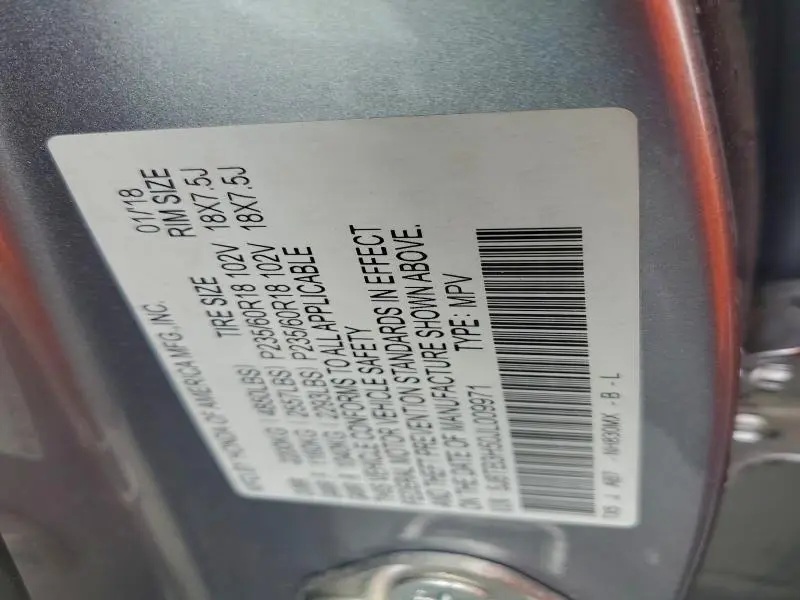 2018 ACURA RDX TECHNOLOGY  