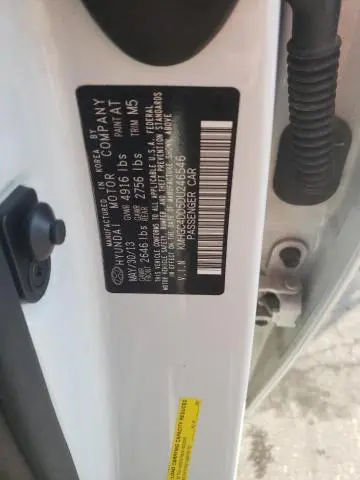 2013 HYUNDAI GENESIS 3.8L  
