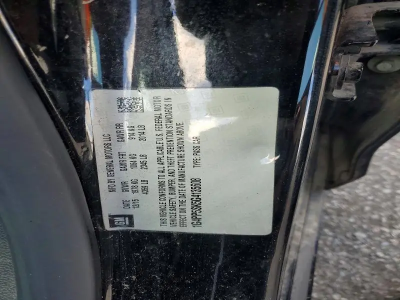 2016 BUICK VERANO   