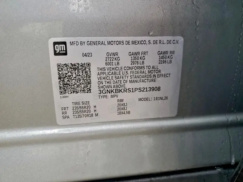 2023 CHEVROLET BLAZER RS  