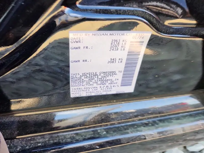 2024 NISSAN ALTIMA 2.5 SV  