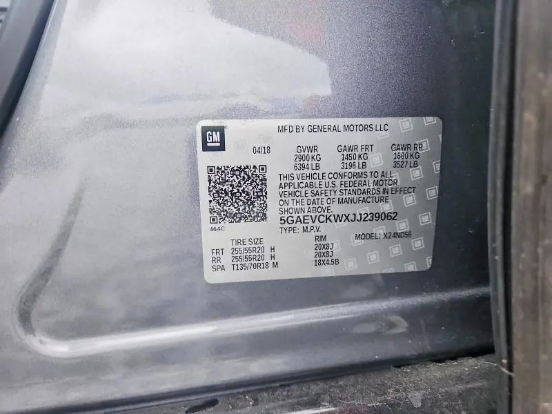 2018 BUICK ENCLAVE AVENIR  