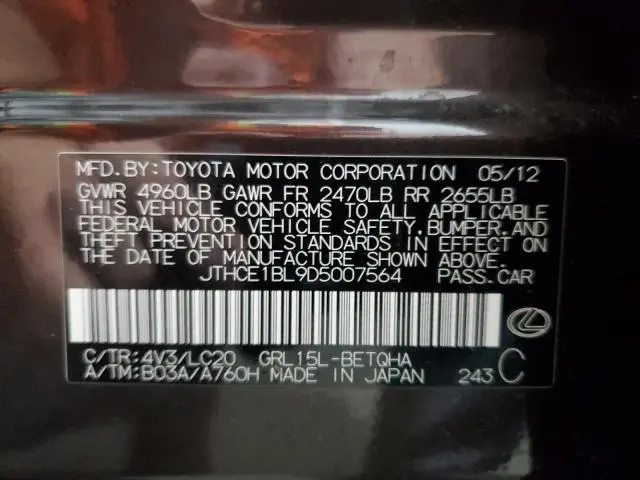 2013 LEXUS GS 350  