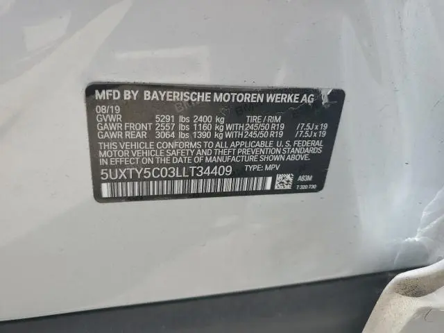 2020 BMW X3 XDRIVE30I  