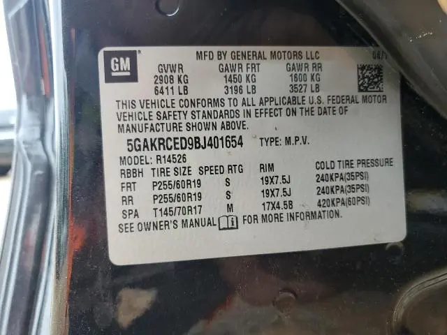 2011 BUICK ENCLAVE CXL  