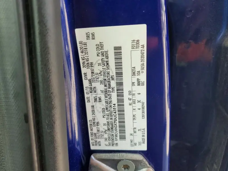 2013 FORD ESCAPE SE  