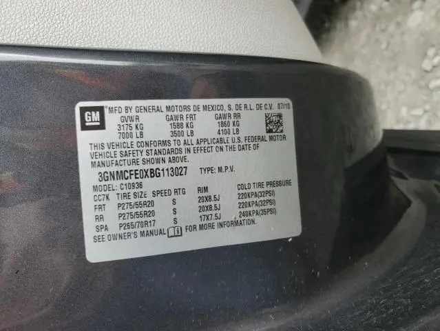 2011 CHEVROLET AVALANCHE LT  