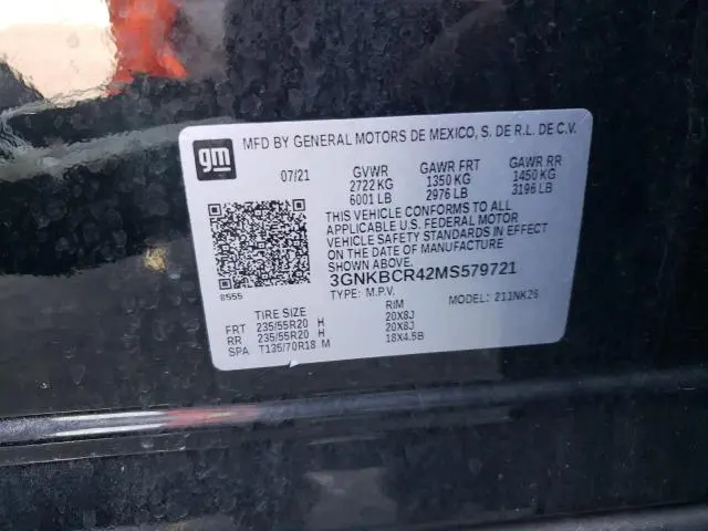 2021 CHEVROLET BLAZER 2LT  