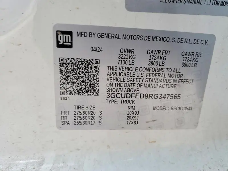 2024 CHEVROLET SILVERADO K1500 LT TRAIL BOSS  