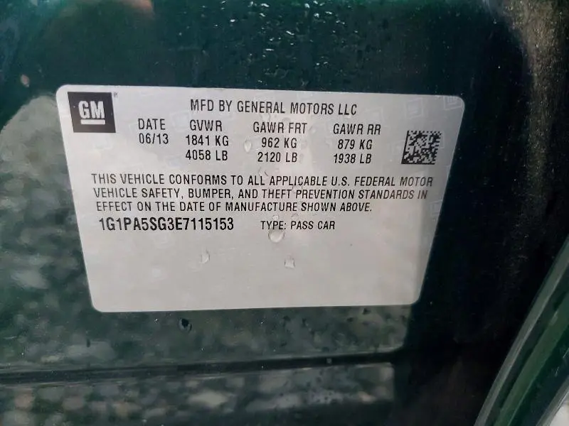 2014 CHEVROLET CRUZE LS  