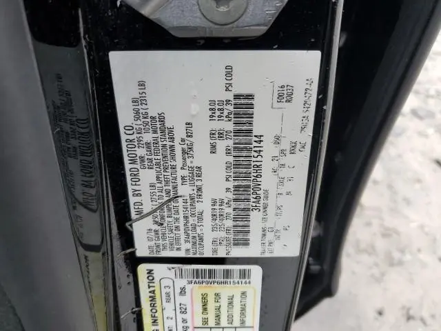 2017 FORD FUSION SPORT  