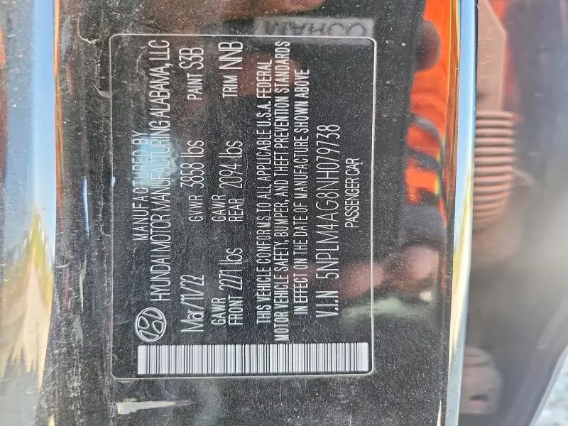 2022 HYUNDAI ELANTRA SEL  