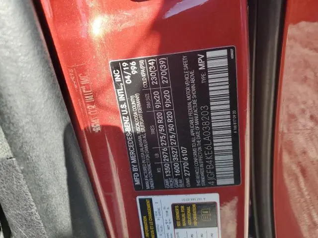 2020 MERCEDES-BENZ GLE 350 4MATIC  