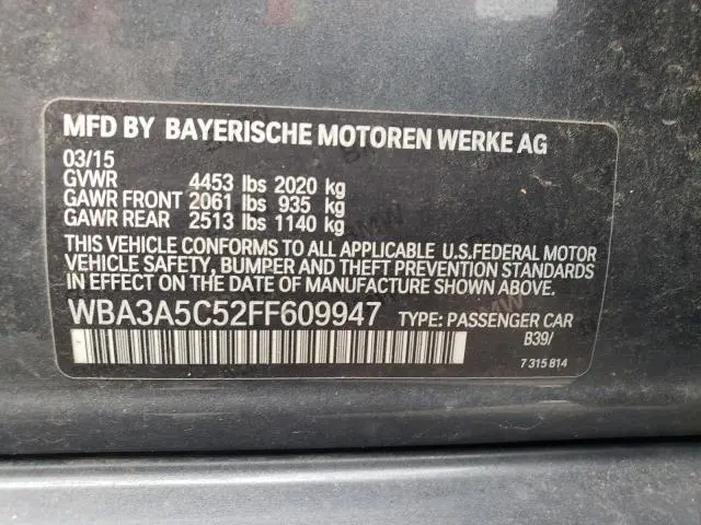 2015 BMW 328 I