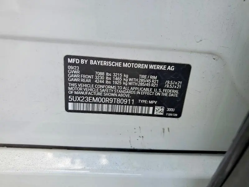 2024 BMW X7 XDRIVE40I  