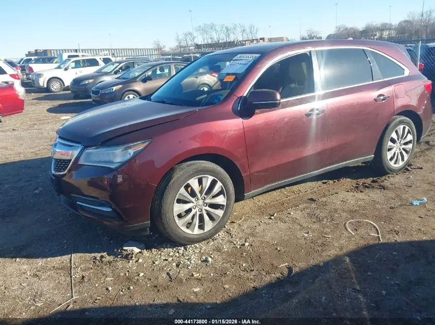 2014 ACURA MDX TECHNOLOGY PACKAGE