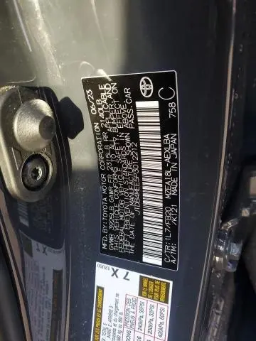 2023 TOYOTA COROLLA LE  