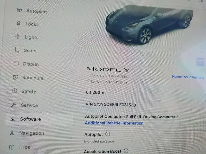 2020 TESLA MODEL Y   
