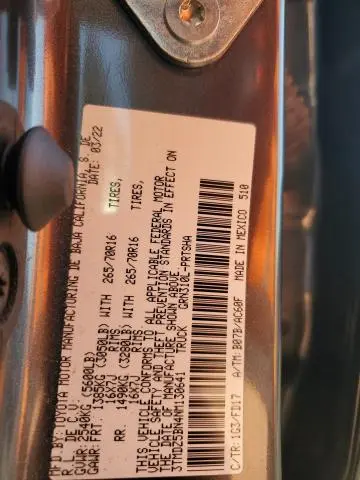 2022 TOYOTA TACOMA DOUBLE CAB  