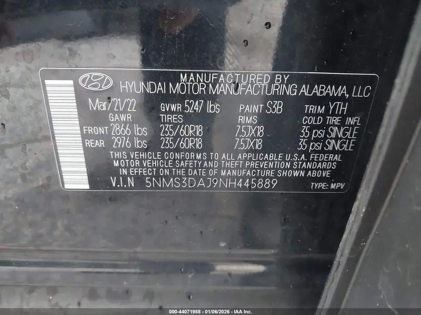 2022 HYUNDAI SANTA FE SEL