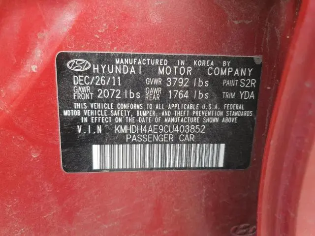 2012 HYUNDAI ELANTRA GLS  