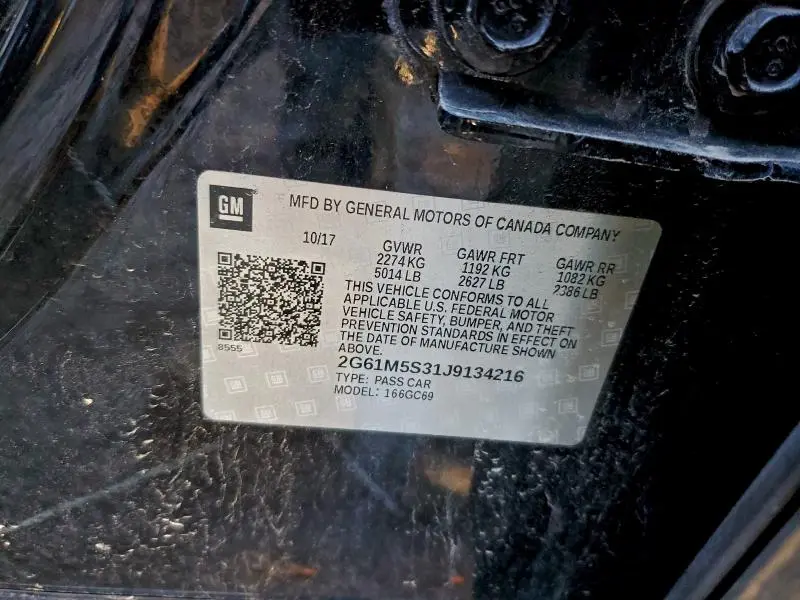 2018 CADILLAC XTS LUXURY  