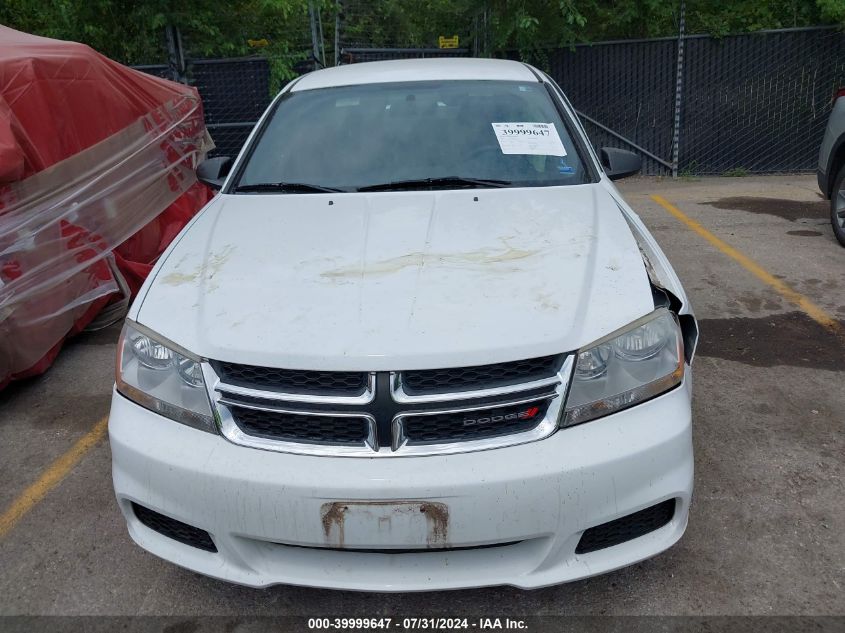 2013 DODGE AVENGER SE V6