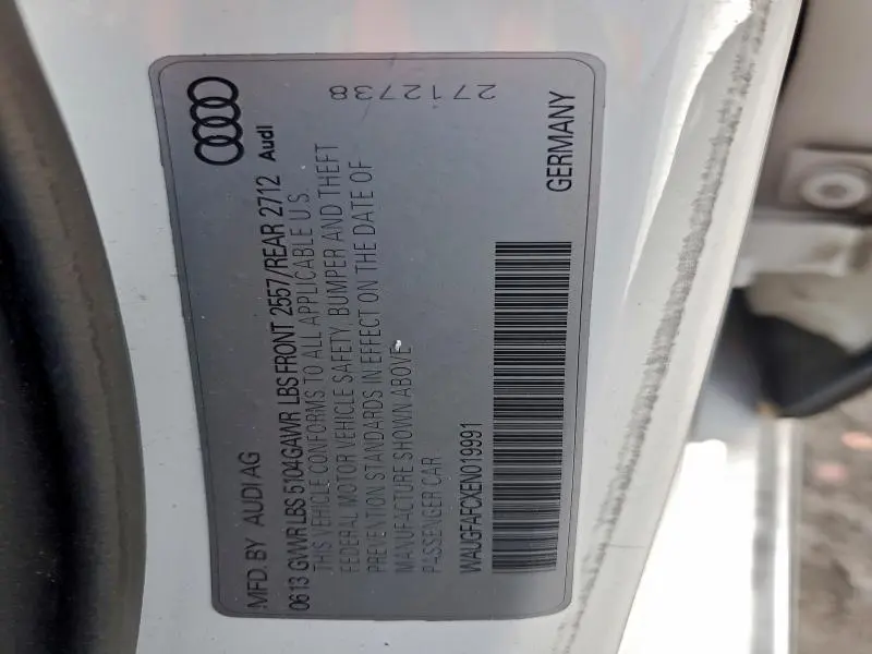 2014 AUDI A6 PREMIUM PLUS  