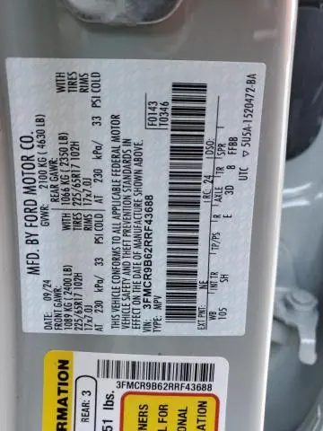 2024 FORD BRONCO SPORT BIG BEND  