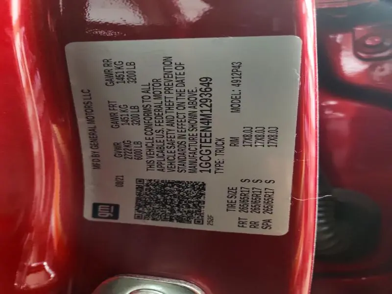 2021 CHEVROLET COLORADO ZR2  