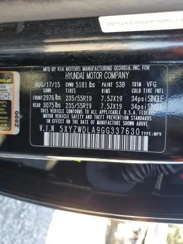 2016 HYUNDAI SANTA FE SPORT   