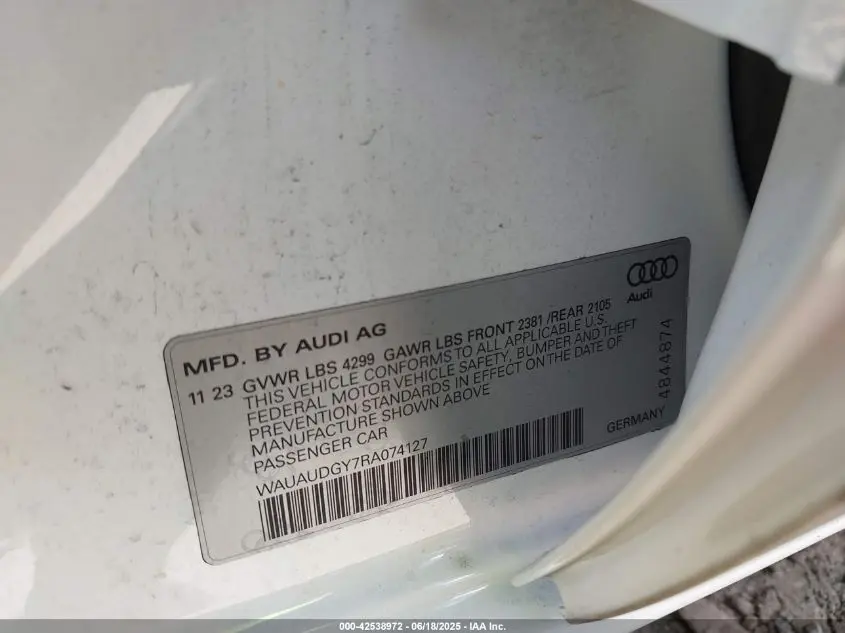 2024 AUDI A3 PREMIUM 40 TFSI FRONT-WHEEL DRIVE S TRONIC