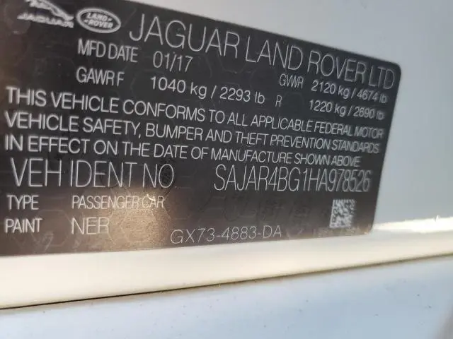 2017 JAGUAR XE   