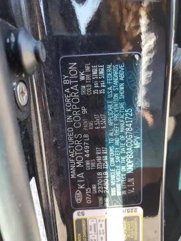 2016 KIA SPORTAGE LX  