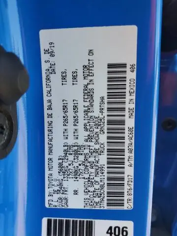 2020 TOYOTA TACOMA DOUBLE CAB  
