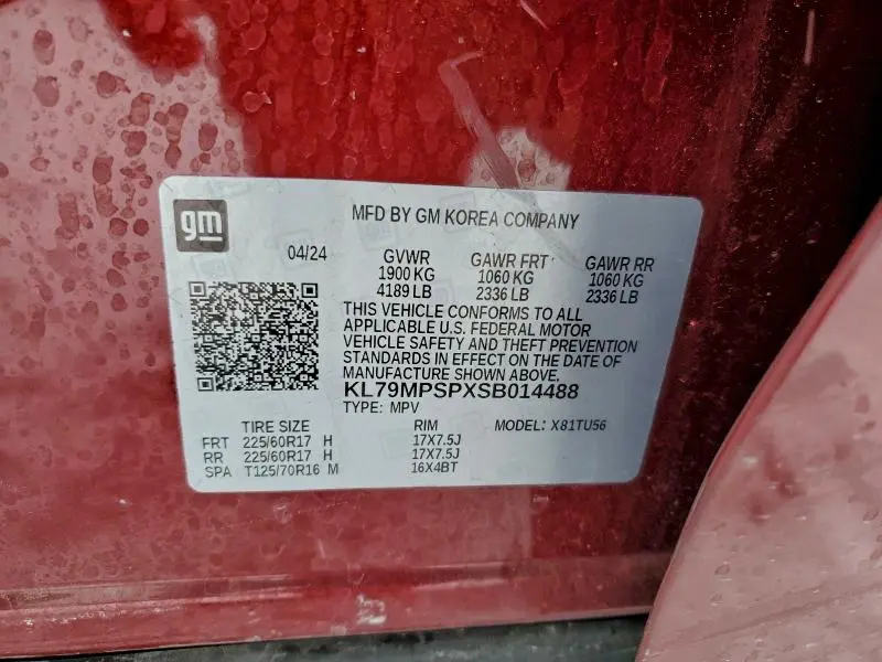 2025 CHEVROLET TRAILBLAZER LT  