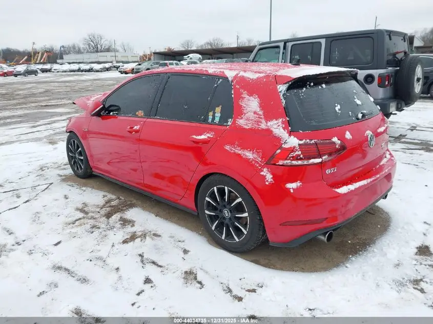 2018 VOLKSWAGEN GOLF GTI 2.0T AUTOBAHN/2.0T S/2.0T SE