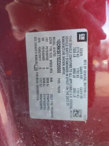 2013 CHEVROLET SILVERADO K1500 LT  