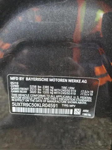 2019 BMW X3 XDRIVE30I  