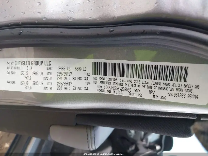 2014 JEEP CHEROKEE LATITUDE