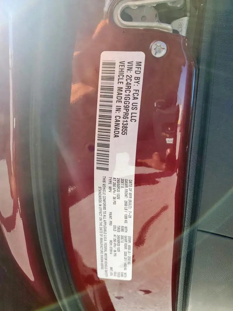 2023 CHRYSLER PACIFICA LIMITED  