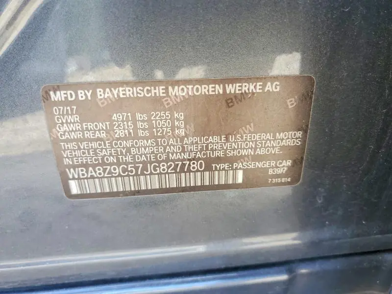 2018 BMW 330 XIGT  